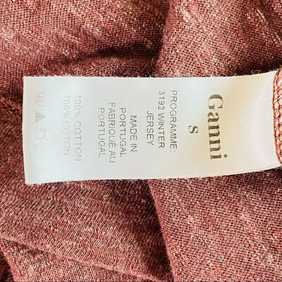 Anthropologie Ganni Swing Dress Winter Jersey Size Small - Picture 6 of 8